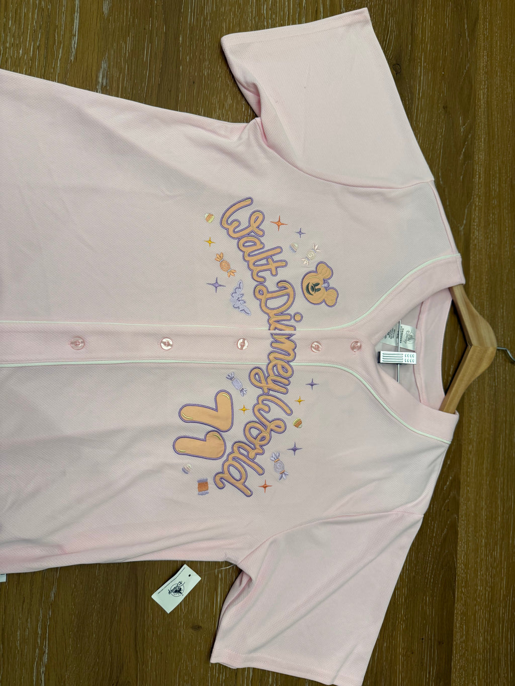 Disney Pink Ghost Halloween Jersey- AM