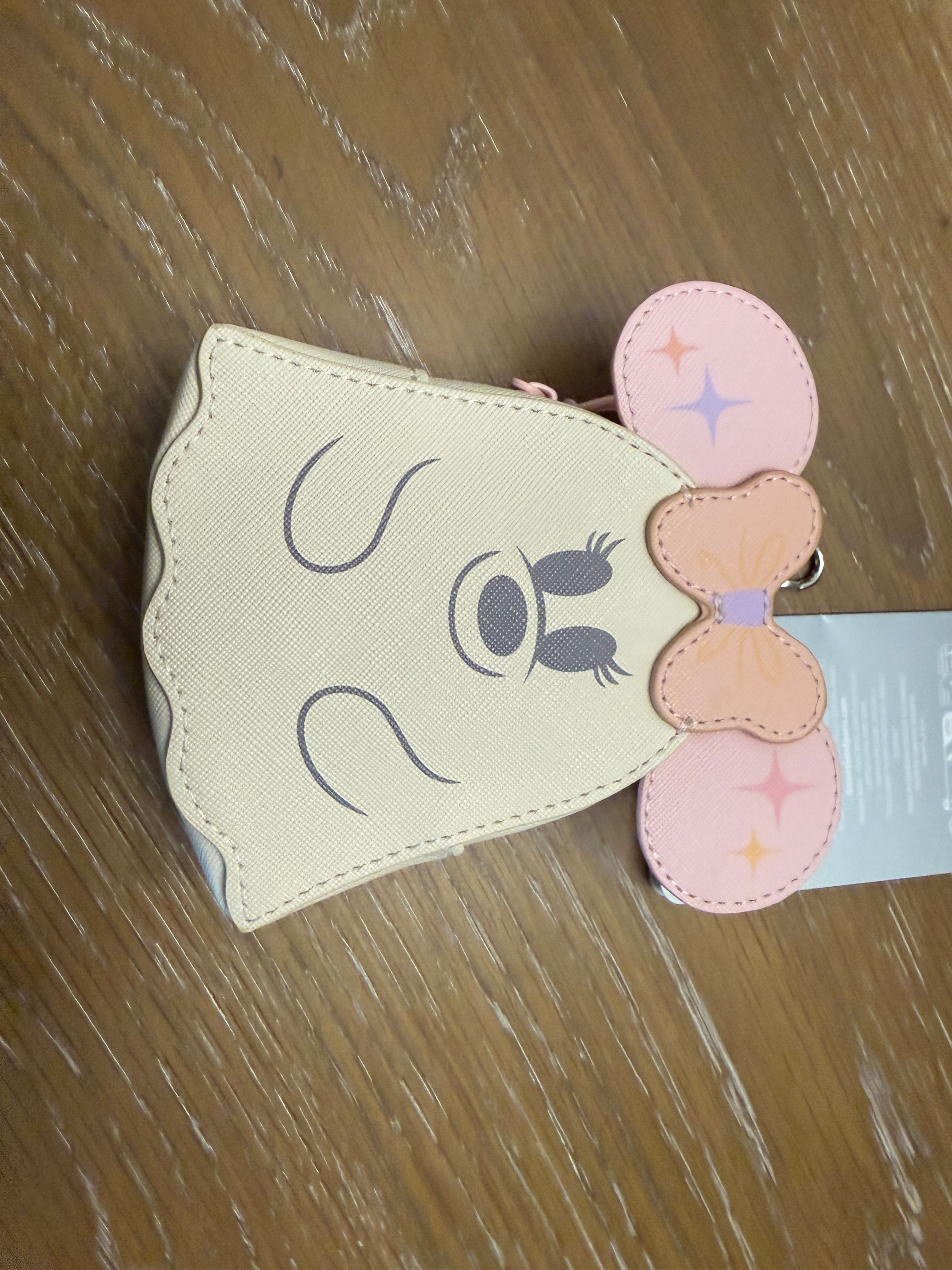 Pink ghost zip up Bag Charm