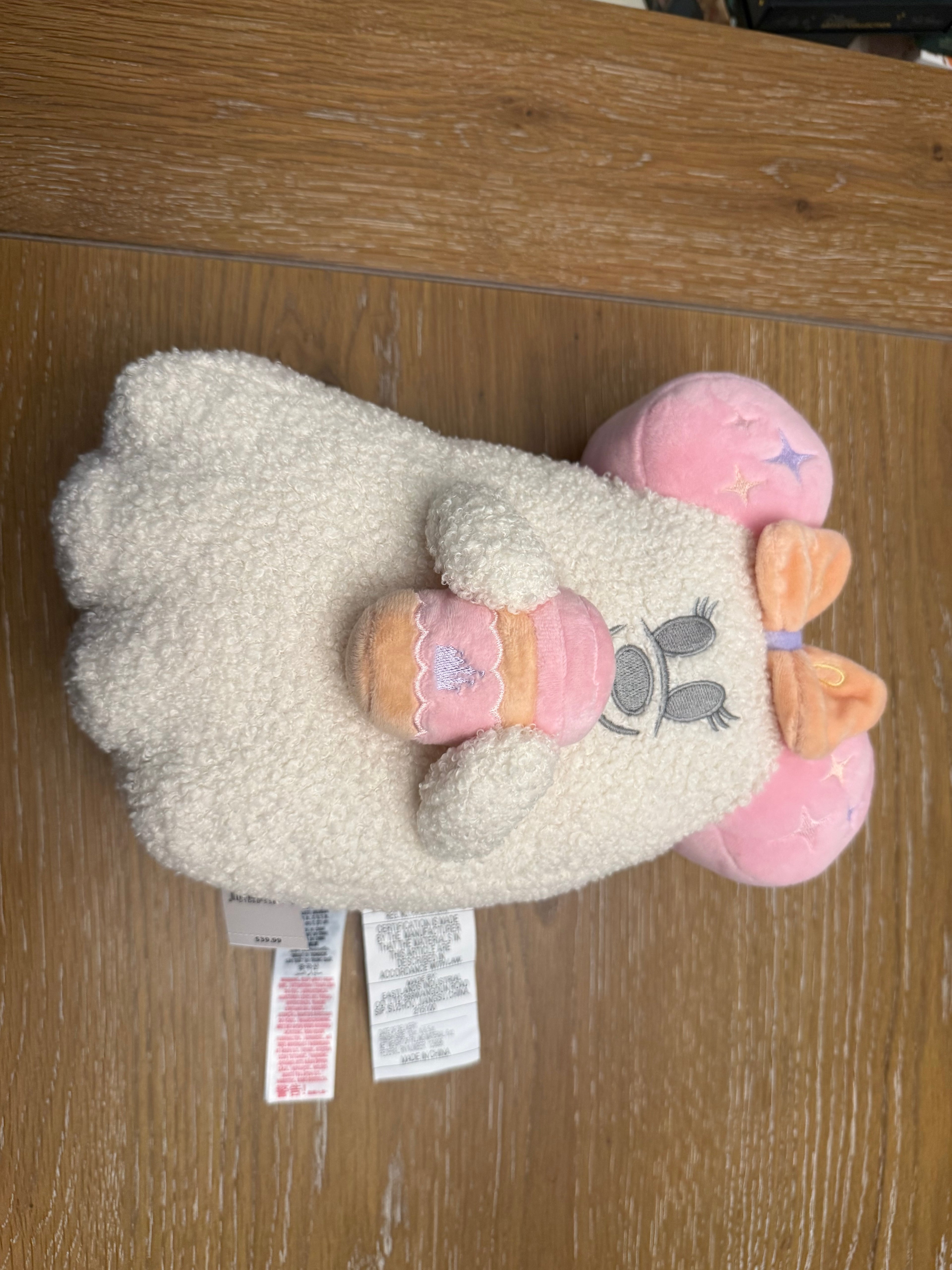 Pink ghost Chenille Stuffed Ghost