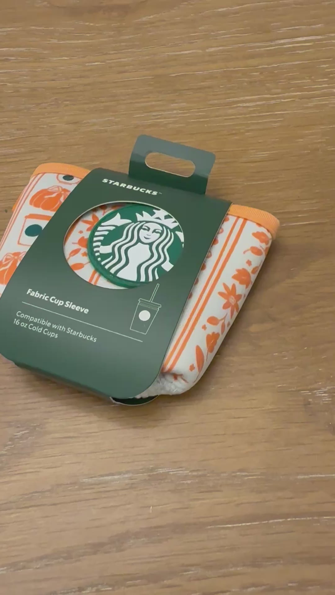 Disney Starbucks Fall Sleeve