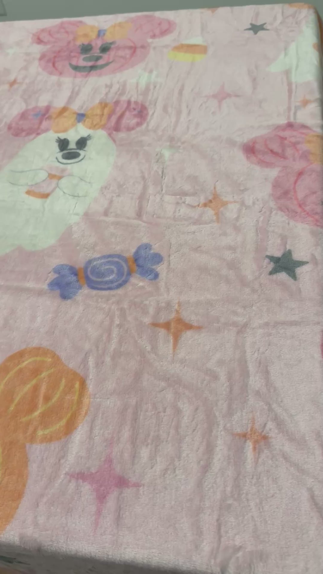 Disney Pink Halloween Blanket